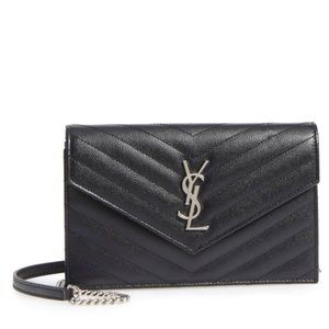 Yves saint Laurent chain clutch